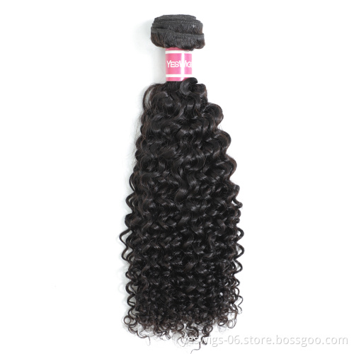 Wholesale Brazilian Virgin Human Hair Kinky Curly Bundles Double Weft 100% Virgin Cuticle Aligned Remy Human Hair Extensions
